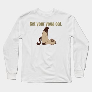 Yoga cat | Cat lover gift Long Sleeve T-Shirt